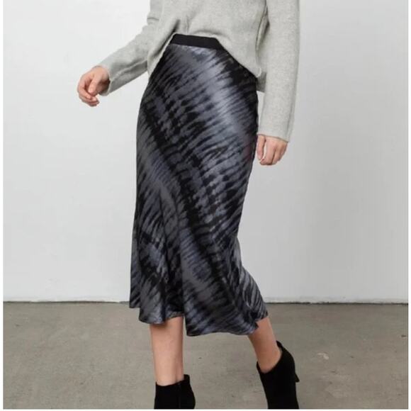 Rails Berlin Black Tide Midi Skirt Stripe Womens New XL Stitch Fix - Picture 15 of 15